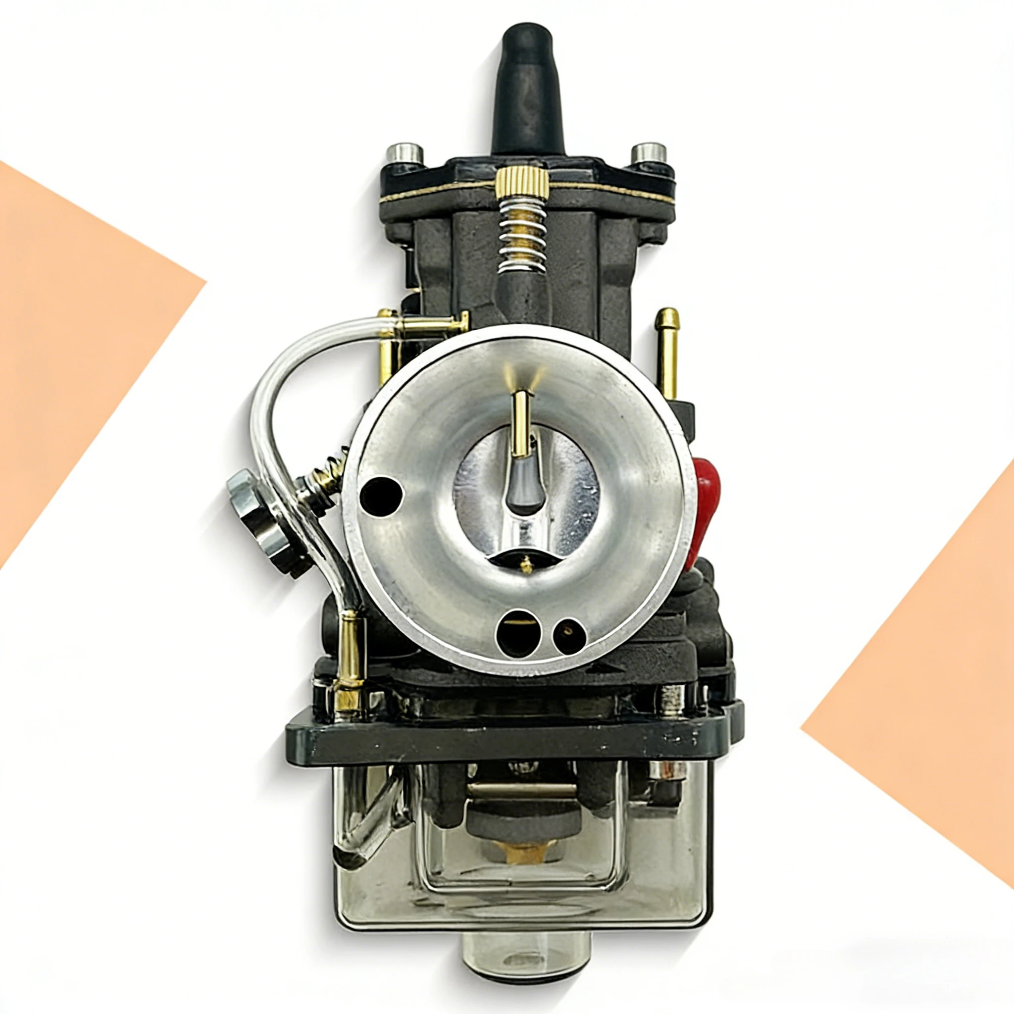 Suitable for ATV modification PWK24 26 28 30 32 34mm black transparent bottom cover motorcycle carburetor
Suitable for ATV modification PWK24 26 28 30 32 34mm black transparent bottom cover motorcycle carburetor