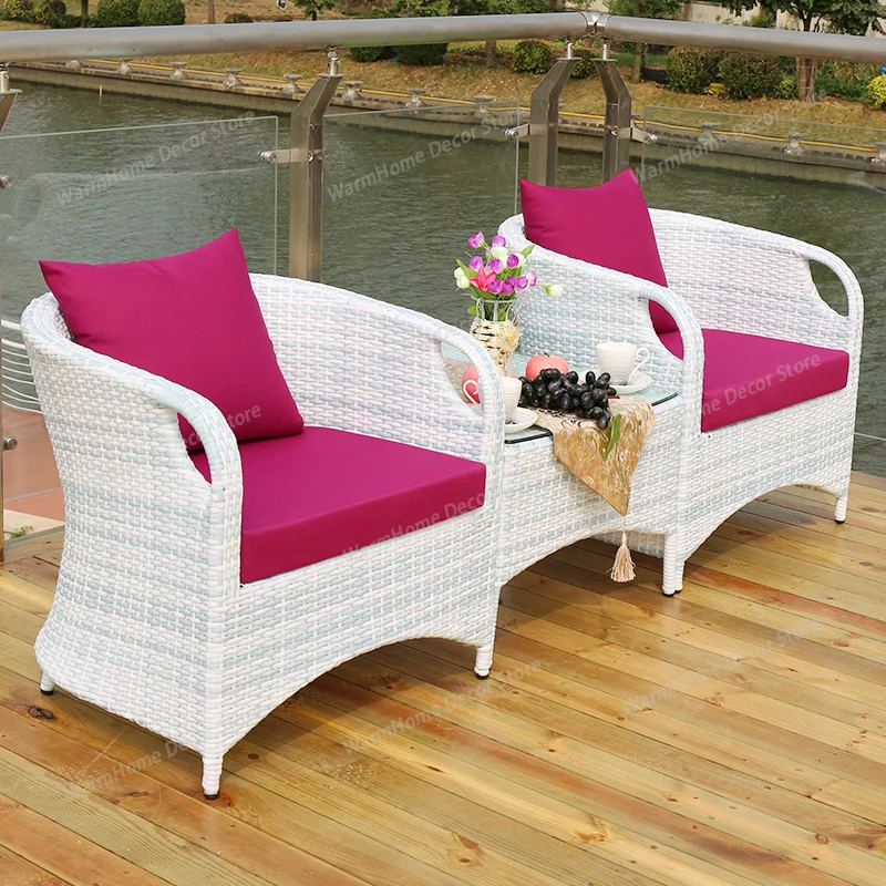 Courtyard Nordic Garden Sofas Outdoor Balcony Villa Terrace Garden Sofas Hotel Pe Rattan Furniture Canapé Pour Jardin MHHYSF
Courtyard Nordic Garden Sofas Outdoor Balcony Villa Terrace Garden Sofas Hotel Pe Rattan Furniture Canapé Pour Jardin MHHYSF