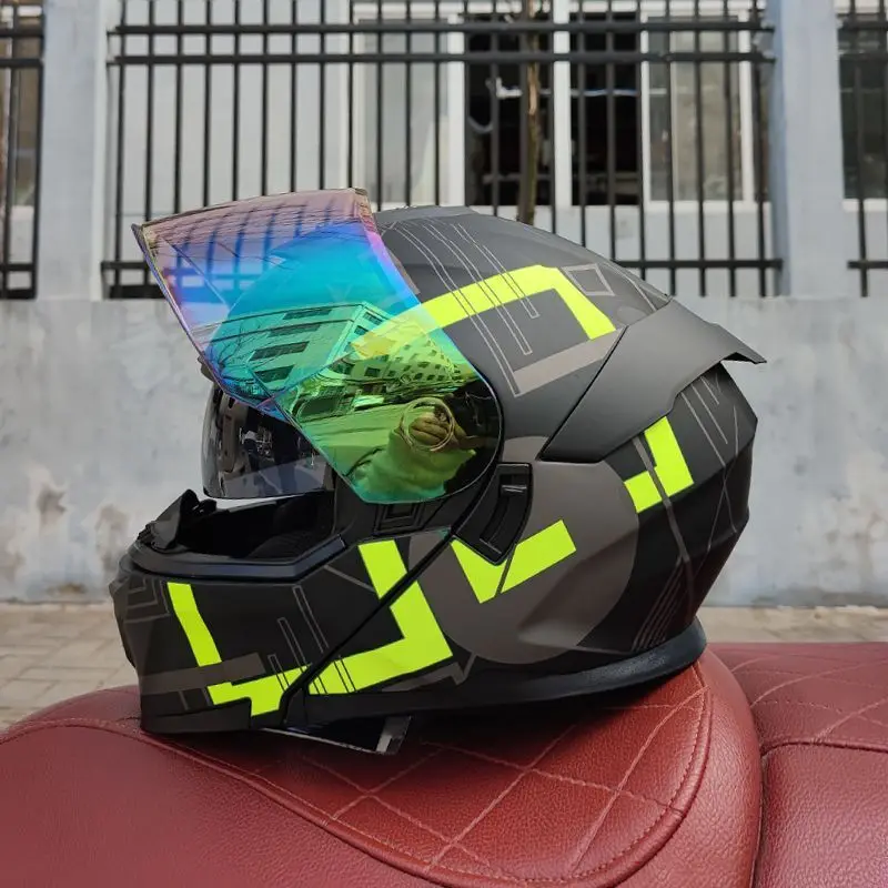 ORZ Motorcycle Professional Racing Flip Up Helmet ABS Material Modular Dual Lens Helmets DOT Certification Casco Para Motos
ORZ Motorcycle Professional Racing Flip Up Helmet ABS Material Modular Dual Lens Helmets DOT Certification Casco Para Motos