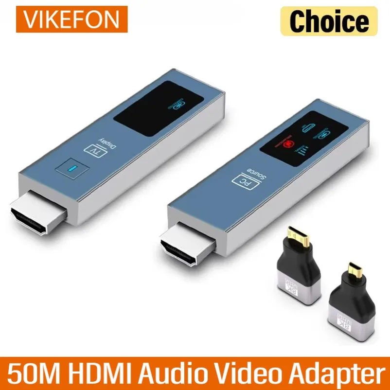 5.8G 50M HDMI Wireless Transmission Audio Video TX RX HDMI Extender Display Adapter Cable Screen Mirror for Camera DV PC To TV
5.8G 50M HDMI Wireless Transmission Audio Video TX RX HDMI Extender Display Adapter Cable Screen Mirror for Camera DV PC To TV