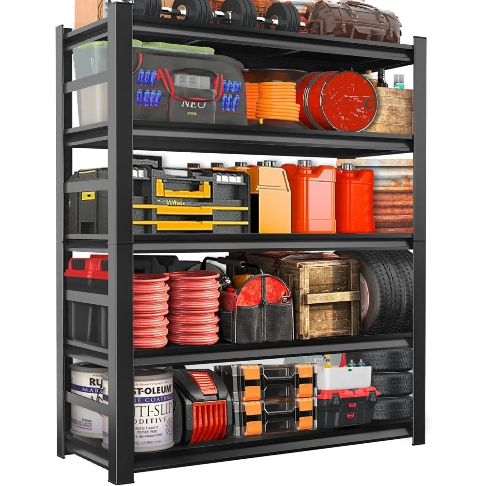 72" H|48" W Garage Shelving Unit and Storage-Easy Assembly Metal Shelves |Heavy-Duty Adjustable Shelf|Steel Rust-Resistant
72" H|48" W Garage Shelving Unit and Storage-Easy Assembly Metal Shelves |Heavy-Duty Adjustable Shelf|Steel Rust-Resistant