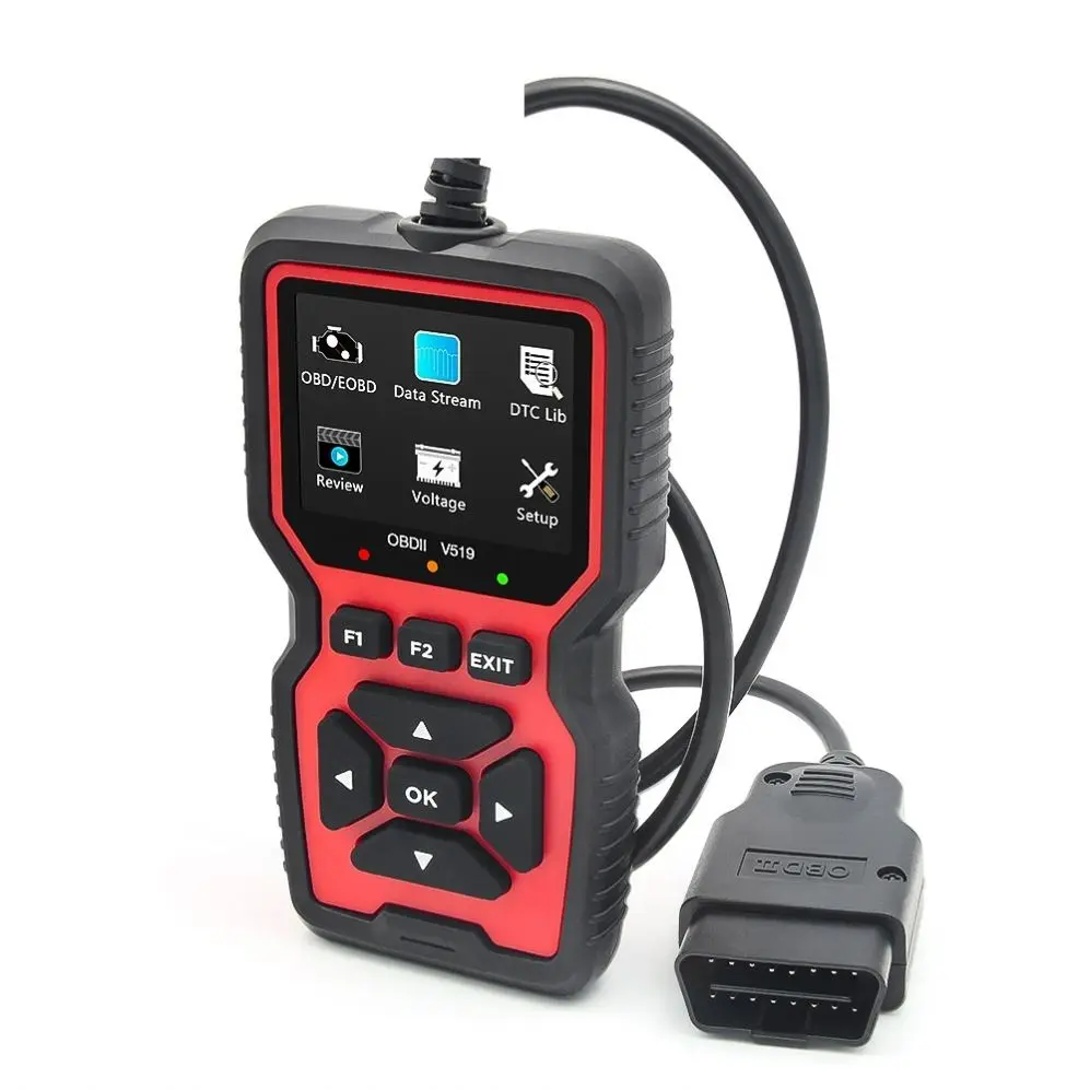 V519 Многофункциональный автомобильный сканер по диагностике неисправностей автомобиля 
V519 Многофункциональный автомобильный сканер по диагностике неисправностей автомобиля