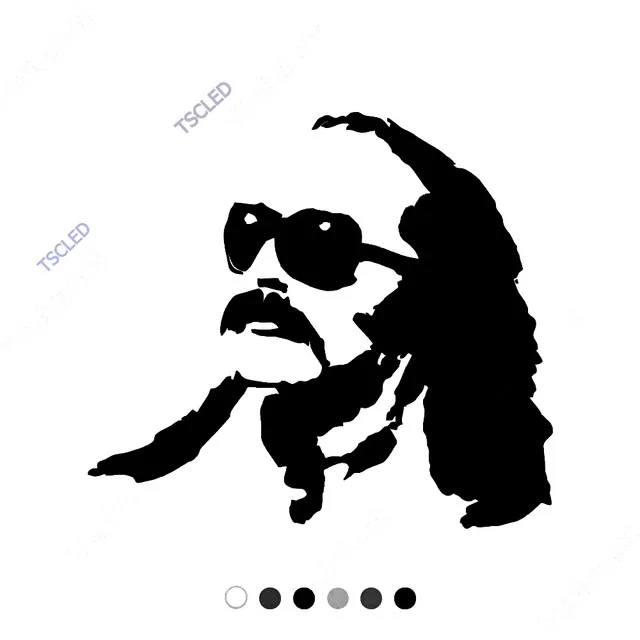 Наклейка на одежду, цвет черный/белый, 17 см 
Наклейка на одежду, цвет черный/белый, 17 см