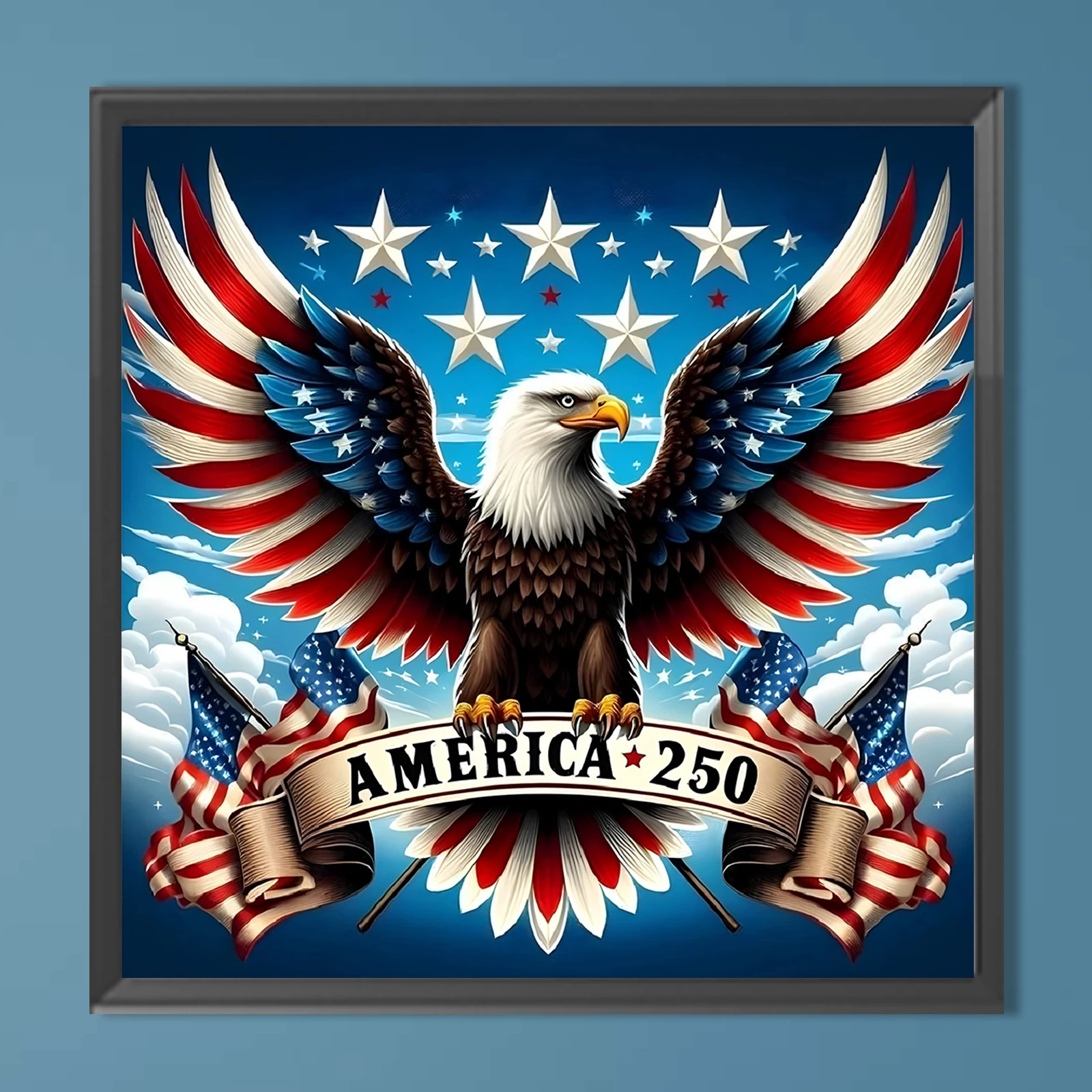 Independence Day Eagle Full DIY 5D Round Drill Crystal Art Paint by Diamond for Adults/Beginners Gift Idea Home Decor 40x40cm
Independence Day Eagle Full DIY 5D Round Drill Crystal Art Paint by Diamond for Adults/Beginners Gift Idea Home Decor 40x40cm