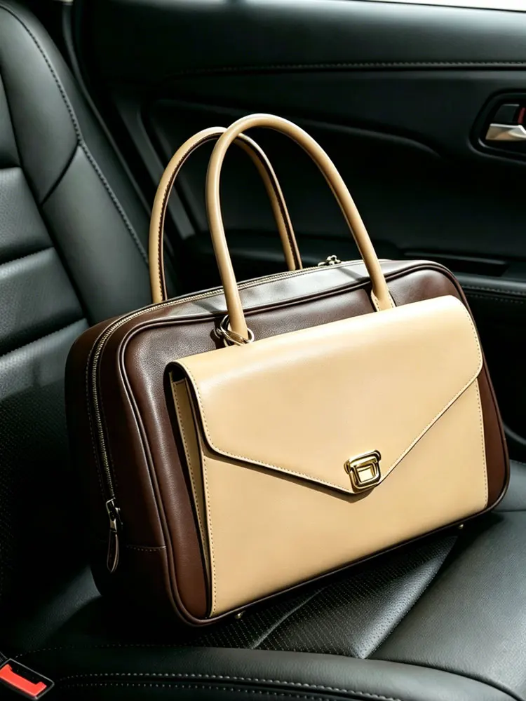 Red Brown Color Block Shoulder Bag Women's Commuter High End Luxury Small Elegant Crossbody Journalist Bag 2026 New Style
Red Brown Color Block Shoulder Bag Women's Commuter High End Luxury Small Elegant Crossbody Journalist Bag 2026 New Style