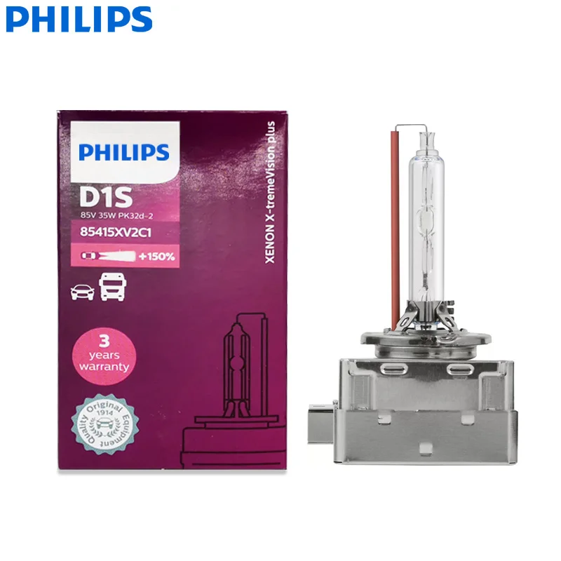 Ксеноновая лампа Philips X-treme Vision Plus D1S XV2, 4800K + 150%, Ярко-белая, HID, автомобильная Оригинальная лампа, Германия, 85415XV2C1, 1 шт.
Ксеноновая лампа Philips X-treme Vision Plus D1S XV2, 4800K + 150%, Ярко-белая, HID, автомобильная Оригинальная лампа, Германия, 85415XV2C1, 1 шт.