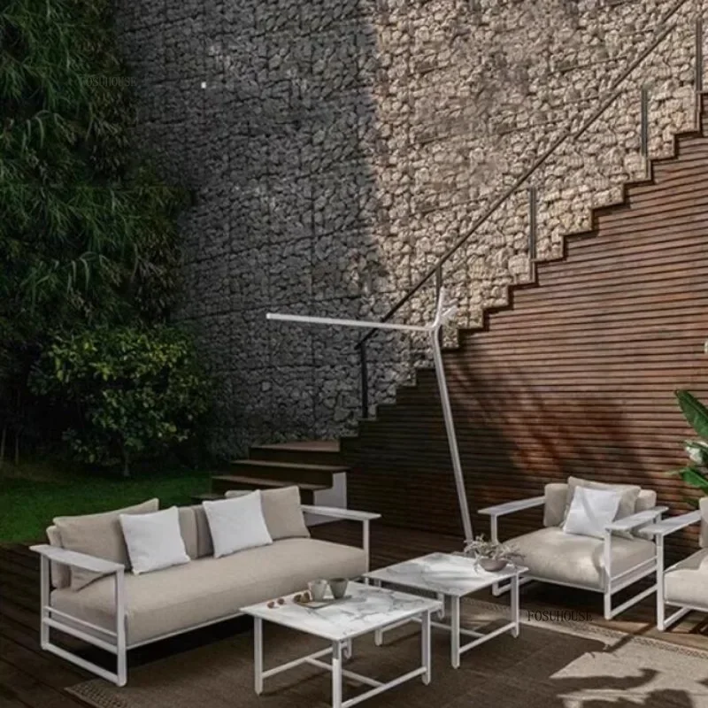 Aluminum Alloy Garden Sofa Set Courtyard Outdoor Combination Nordic Villa Balcony Sofa Chair Waterproof Sunscreen Furniture c
Aluminum Alloy Garden Sofa Set Courtyard Outdoor Combination Nordic Villa Balcony Sofa Chair Waterproof Sunscreen Furniture c