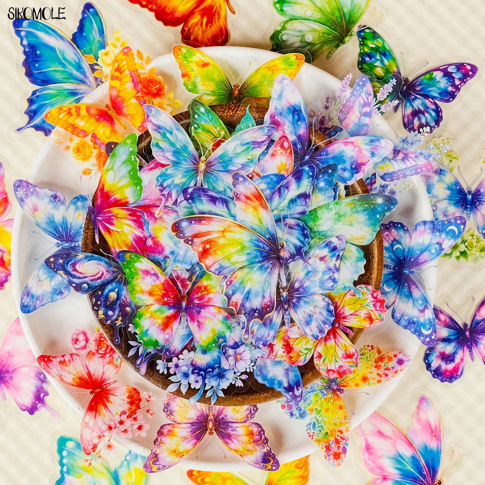 50pcs Transparent PET Cartoon Bright Colorful Butterfly Stickers DIY Handbook Phone Decor Stationary Notebook Sticker Aesthetic
50pcs Transparent PET Cartoon Bright Colorful Butterfly Stickers DIY Handbook Phone Decor Stationary Notebook Sticker Aesthetic