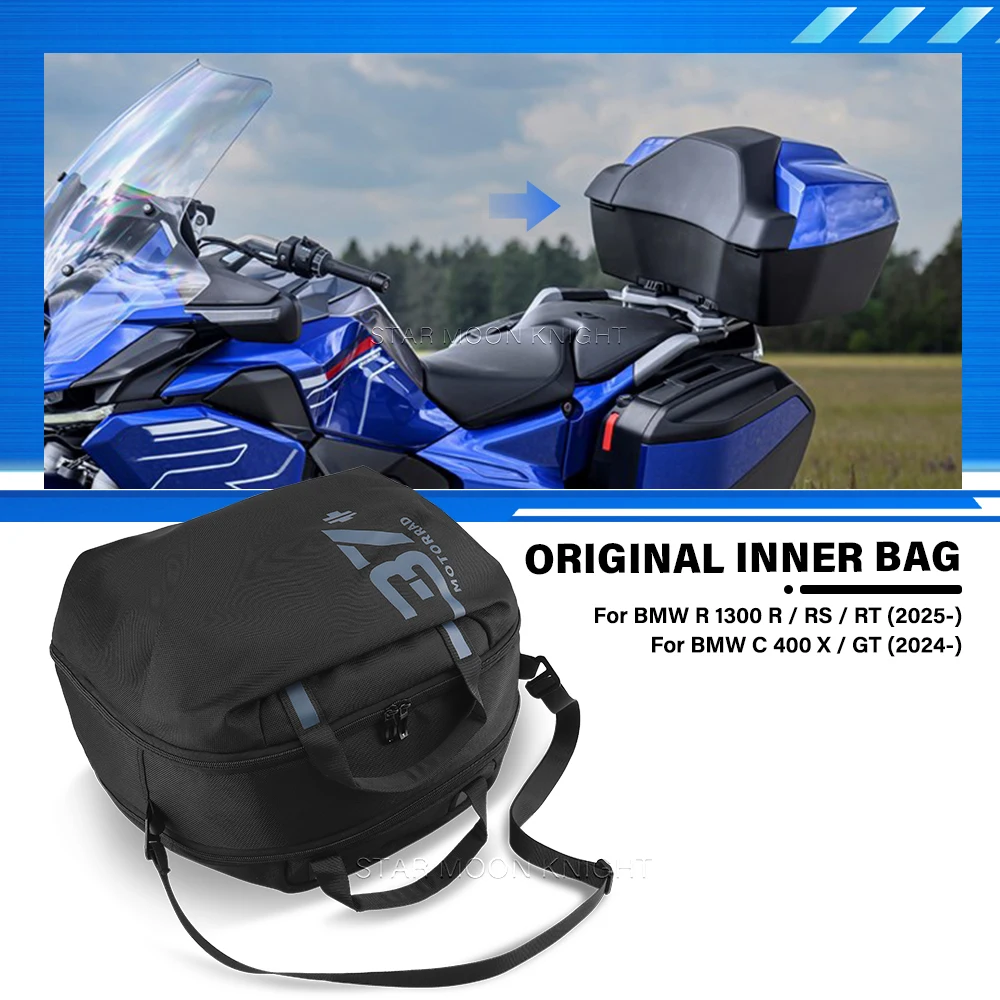 Motorcycle Trunk Inner Bag for BMW R1300 R RS RT 2025+ C400X C400GT 2024+ Large Capacity Luggage Organizer with Shoulder Strap
Motorcycle Trunk Inner Bag for BMW R1300 R RS RT 2025+ C400X C400GT 2024+ Large Capacity Luggage Organizer with Shoulder Strap