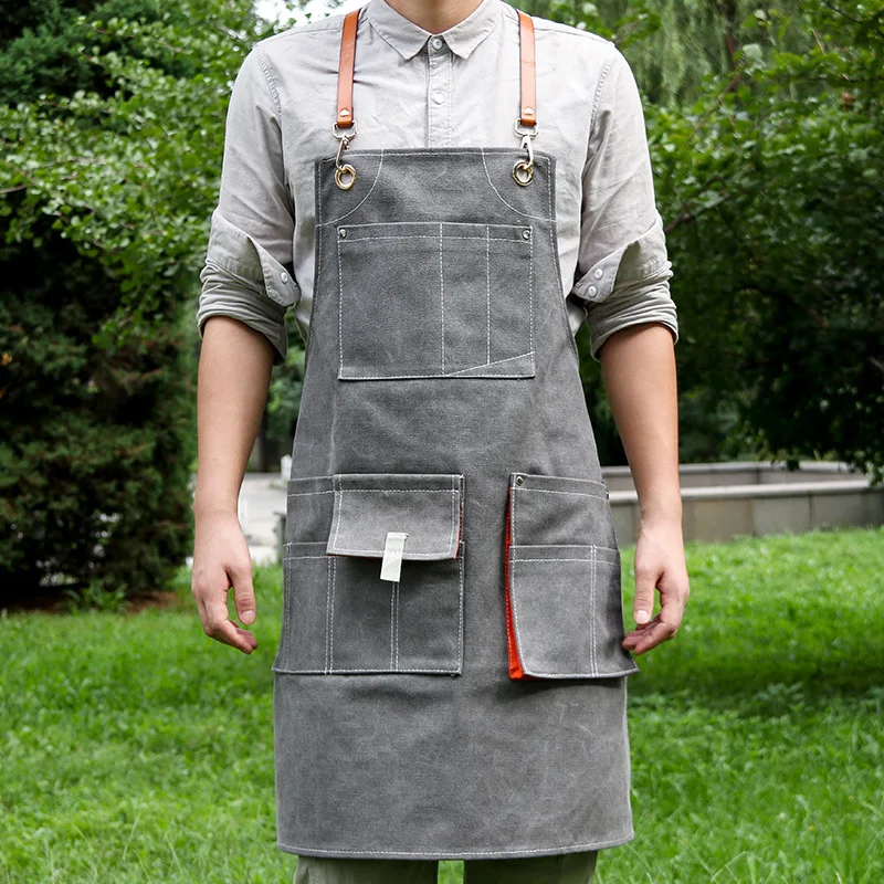 Milk tea shop barber nail painting studio apron printing Florist canvas apron waiter
Milk tea shop barber nail painting studio apron printing Florist canvas apron waiter