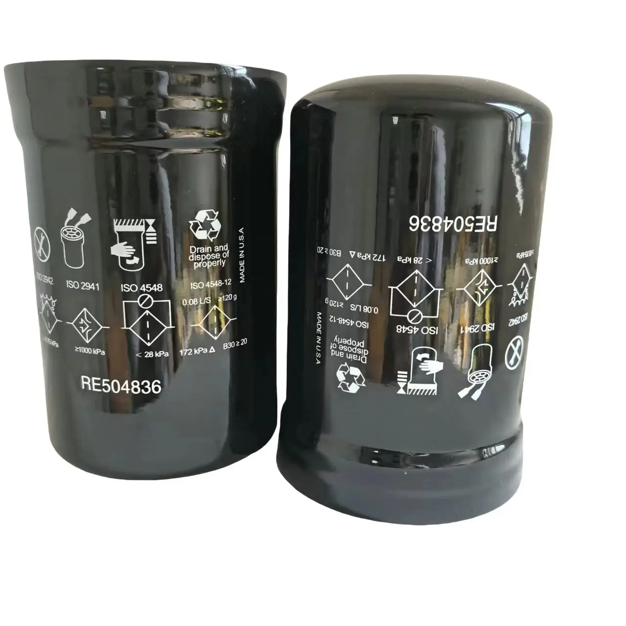 RE504836 Масляный фильтр двигателя, совместимый с трактором John Deere 5415 5425 5625 5076E
RE504836 Масляный фильтр двигателя, совместимый с трактором John Deere 5415 5425 5625 5076E