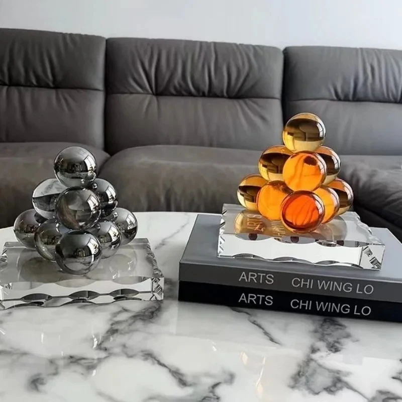 Crystal Pile Ball Sculpture Ornament Home Accessories Living Room Display Statue Decoration Crafts Figurines Miniatures
Crystal Pile Ball Sculpture Ornament Home Accessories Living Room Display Statue Decoration Crafts Figurines Miniatures