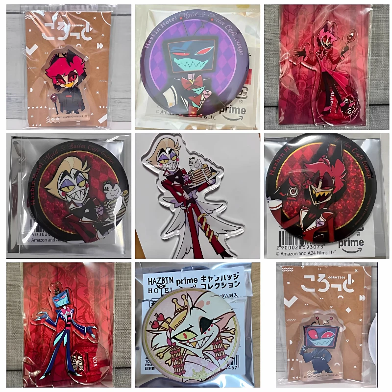 Hazbin Hotels Higu Hell Inn Cafe Linkage Alastor Lucifer A Coffee Positive Ratio Badge Standing Plate Small Card Original Bag
Hazbin Hotels Higu Hell Inn Cafe Linkage Alastor Lucifer A Coffee Positive Ratio Badge Standing Plate Small Card Original Bag