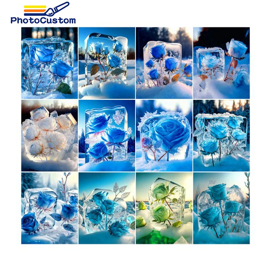 PhotoCustom Diamond Painting Kit Winter Flower 5D DIY Diamond Painting Full Square Diamond Painting Embroidery Sale Wall Art Dec
PhotoCustom Diamond Painting Kit Winter Flower 5D DIY Diamond Painting Full Square Diamond Painting Embroidery Sale Wall Art Dec