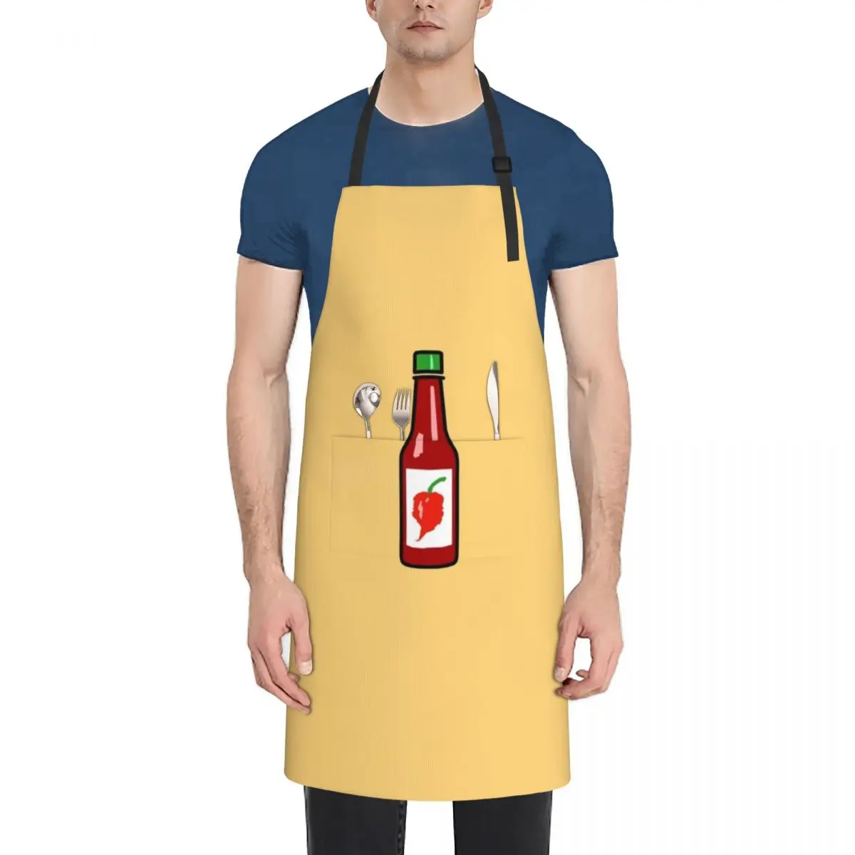 The hot sauce Apron Home Utensils Chef Accessory women's kitchens Waiter Uniforms Apron
The hot sauce Apron Home Utensils Chef Accessory women's kitchens Waiter Uniforms Apron
