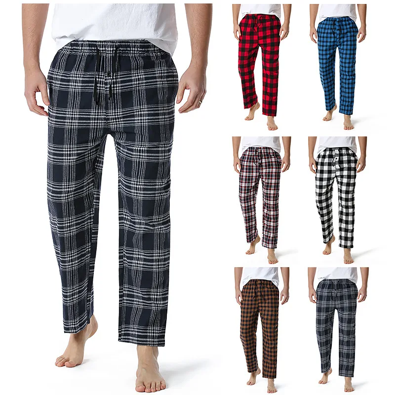 Fashion Men's Casual Plaid Loose Sport Pajama Pants Straight Leg Long Trousers Spring 2023 Youth Vitality Style Other Casual
Fashion Men's Casual Plaid Loose Sport Pajama Pants Straight Leg Long Trousers Spring 2023 Youth Vitality Style Other Casual