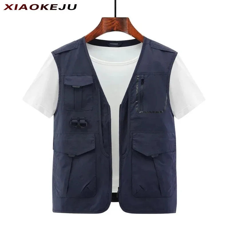 Fishing Camping Hunting Vest Professional Sleeveless Coat Jacket Vests Waterproof Denim Padded Windbreaker Men Work Luxury MAN
Fishing Camping Hunting Vest Professional Sleeveless Coat Jacket Vests Waterproof Denim Padded Windbreaker Men Work Luxury MAN