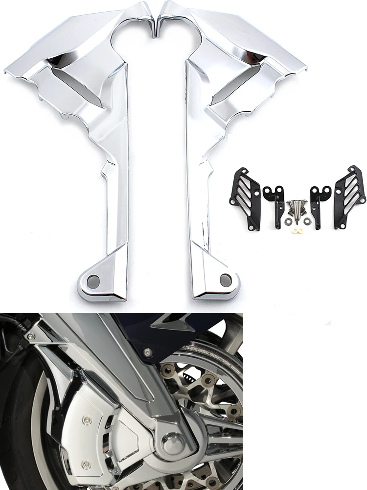 Motorcycle Accessories 1 Pair Front Caliper Covers ABS Plastic Chrome For Honda Goldwing GL1800 Tour DCT Airbag 2018-up
Motorcycle Accessories 1 Pair Front Caliper Covers ABS Plastic Chrome For Honda Goldwing GL1800 Tour DCT Airbag 2018-up