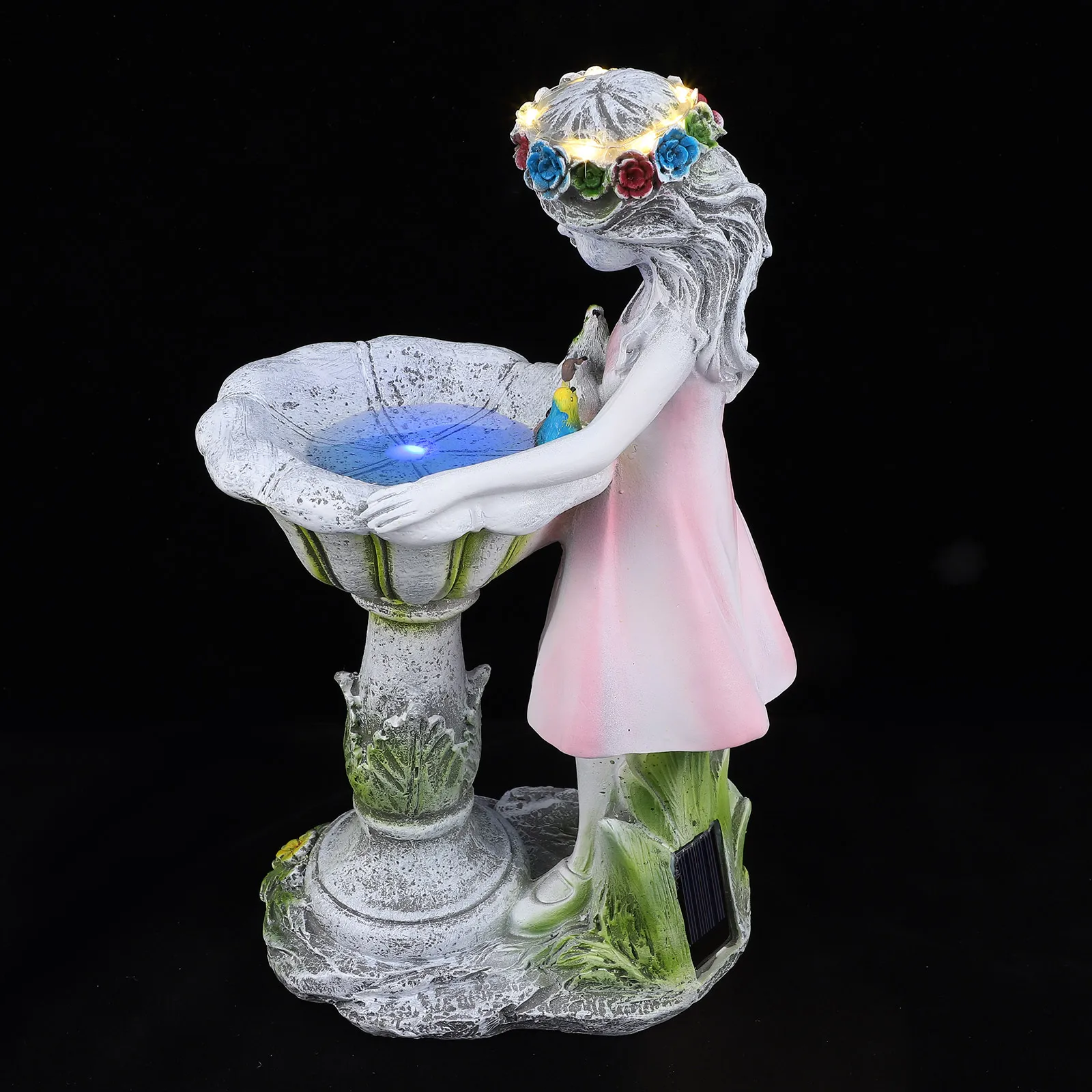 Solar Fairy Light Resin Statue Small Size Decorative Lamp Warm Glow Solar Powered Garden Yard Park nament Outdoor Lighting
Solar Fairy Light Resin Statue Small Size Decorative Lamp Warm Glow Solar Powered Garden Yard Park nament Outdoor Lighting