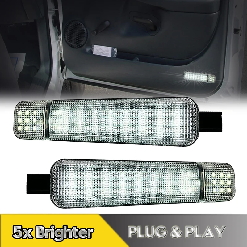 LED Interior Door Light Door Panel Courtesy Light Warning Light Lamp Assembly Compatible with 1999-2006 Silverado/Sierra 1500
LED Interior Door Light Door Panel Courtesy Light Warning Light Lamp Assembly Compatible with 1999-2006 Silverado/Sierra 1500