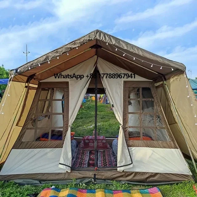 Tent Camping Double Prevent Rainstorm Sun protection Outdoor Tents
Tent Camping Double Prevent Rainstorm Sun protection Outdoor Tents