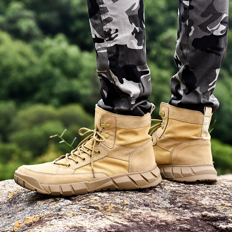Men's ankle Boots lace up oxfords High Quality Training Boots Outdoor Male Anti-wear Hiking Shoes Fishing Hunting Sneakers men
Men's ankle Boots lace up oxfords High Quality Training Boots Outdoor Male Anti-wear Hiking Shoes Fishing Hunting Sneakers men
