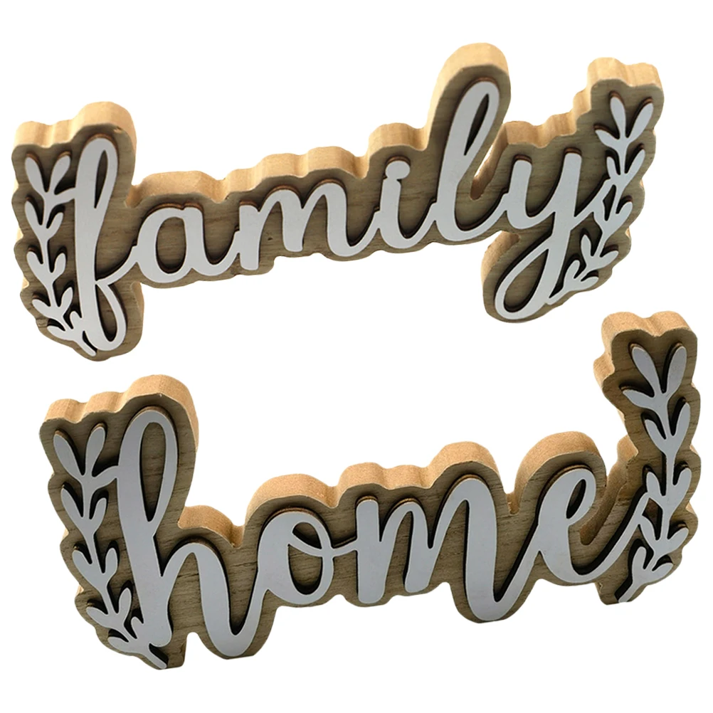 2 Pcs Wooden Alphabet Letters Crafts Decoration Slice Sign for Dining Table Wedding Home Party Sewing Accessories
2 Pcs Wooden Alphabet Letters Crafts Decoration Slice Sign for Dining Table Wedding Home Party Sewing Accessories