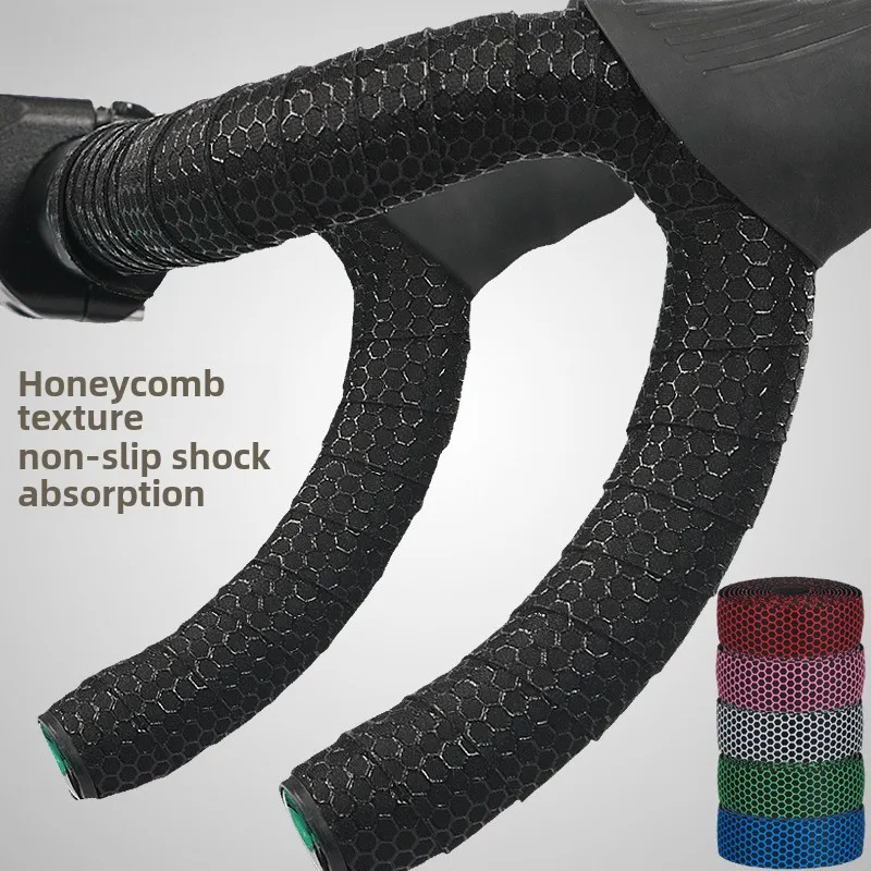 Road handlebar with honeycomb silicone bicycle non-slip breathable strap EVA elastic fixed gear handlebar supplies
Road handlebar with honeycomb silicone bicycle non-slip breathable strap EVA elastic fixed gear handlebar supplies