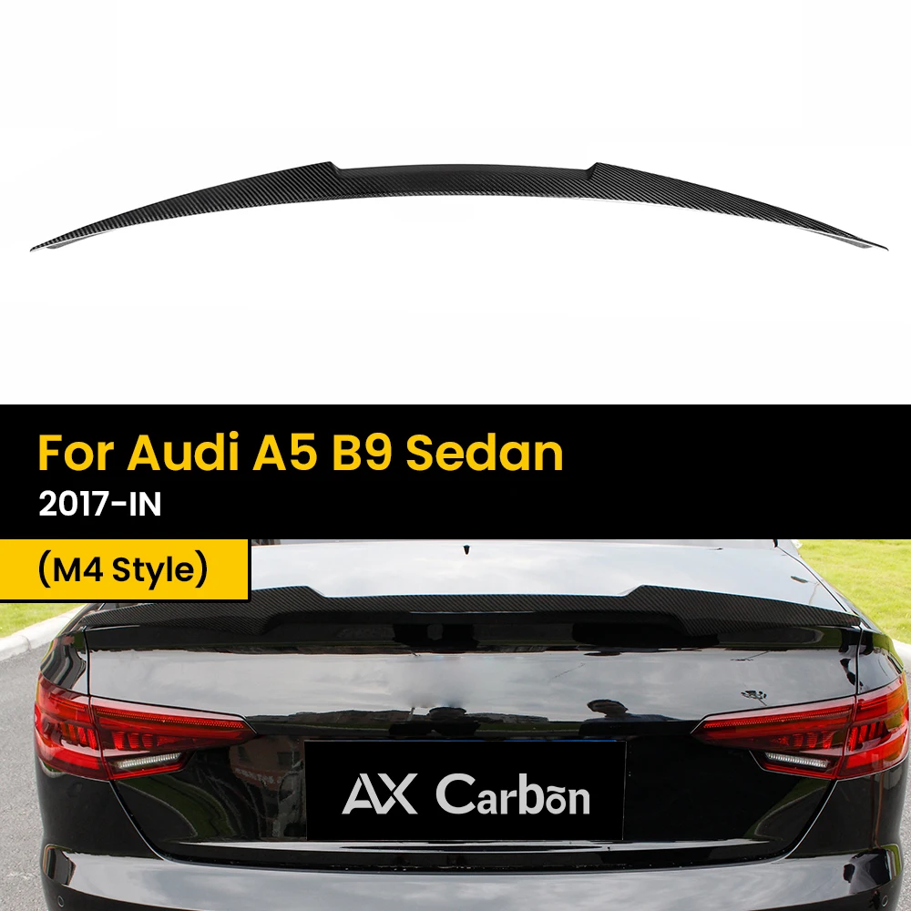 Automotive Real Dry Carbon Rear Lid Spoiler Boot Wing for Audi A5 B9 Sedan 2017-IN M4 Style
Automotive Real Dry Carbon Rear Lid Spoiler Boot Wing for Audi A5 B9 Sedan 2017-IN M4 Style