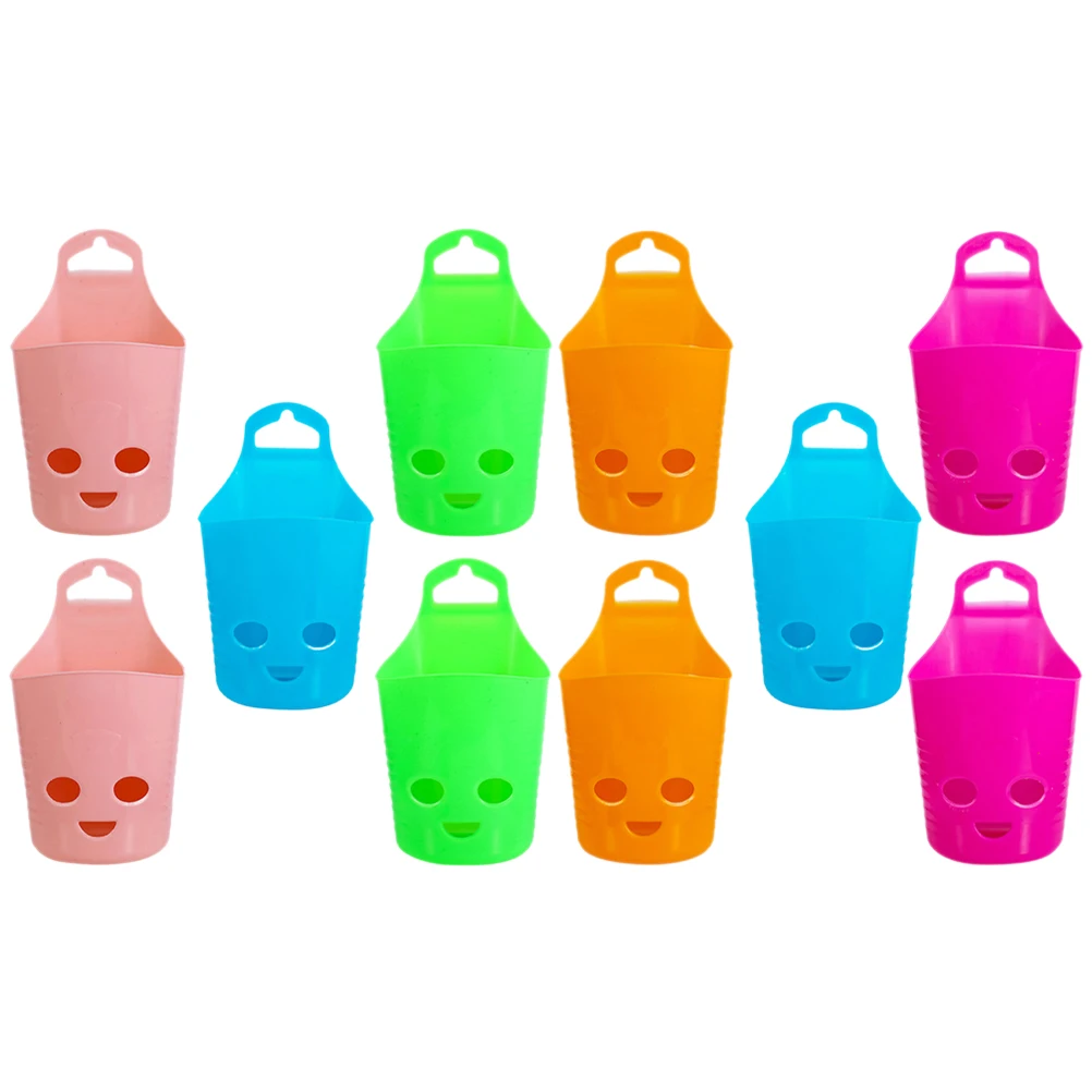 10 Pcs Plastic Wall Hanging Baskets Blue Pink Green Red Bedroom Kitchen Office Dorm Room
10 Pcs Plastic Wall Hanging Baskets Blue Pink Green Red Bedroom Kitchen Office Dorm Room