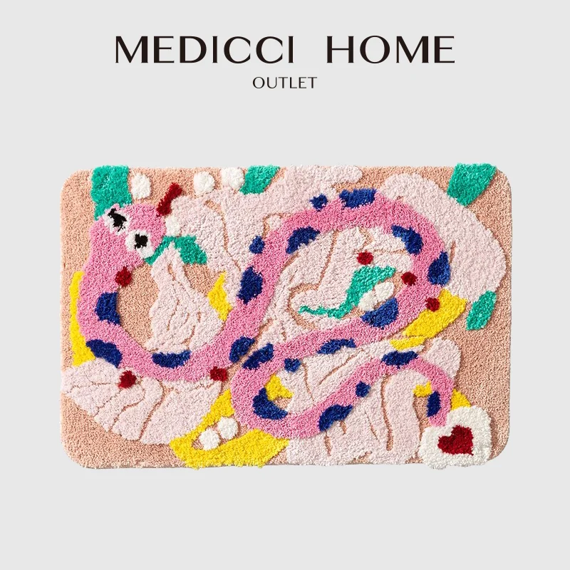 Medicci домашний коврик Wacky Snake в стиле GG, напольный ковер, ультра мягкий плюшевый флисовый коврик для спальни, воображающее украшение для дома
Medicci домашний коврик Wacky Snake в стиле GG, напольный ковер, ультра мягкий плюшевый флисовый коврик для спальни, воображающее украшение для дома