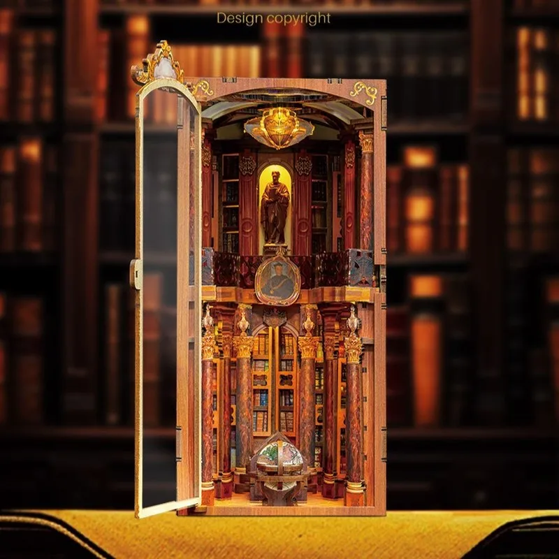 European Retro Monastery New Product Handmade Assembled Book Stand DIY House Miniature Scene Small House Three-Dimensional Toys
European Retro Monastery New Product Handmade Assembled Book Stand DIY House Miniature Scene Small House Three-Dimensional Toys