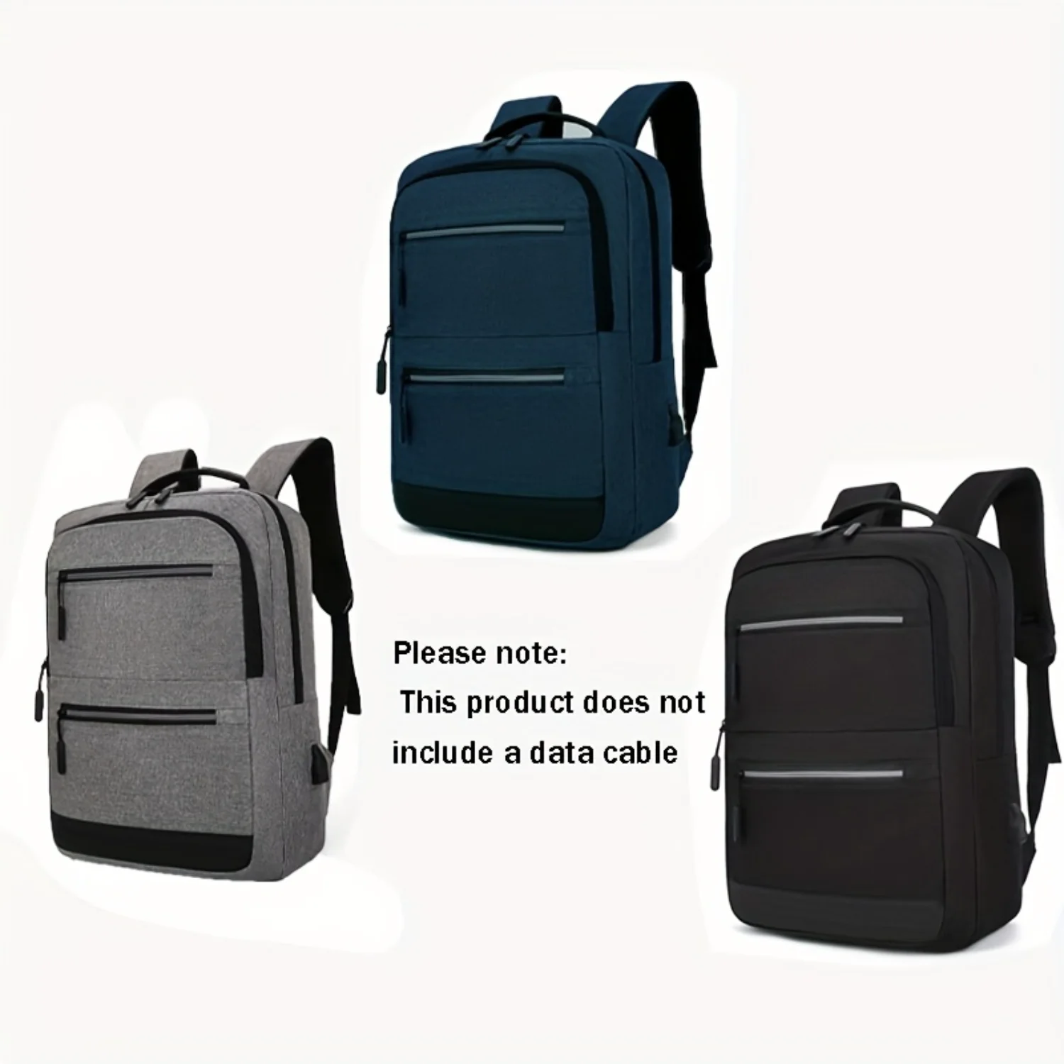 Multi-Compartment Backpack With Dual Zippers, Travel Friendly Zipper Rucksack, Ideal For Work And School
Multi-Compartment Backpack With Dual Zippers, Travel Friendly Zipper Rucksack, Ideal For Work And School