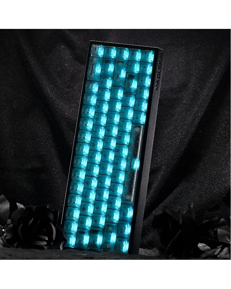Keycap transparent positive engraving transparent magnetic axis game mechanical keyboard PC keycap forging carbon pattern
Keycap transparent positive engraving transparent magnetic axis game mechanical keyboard PC keycap forging carbon pattern