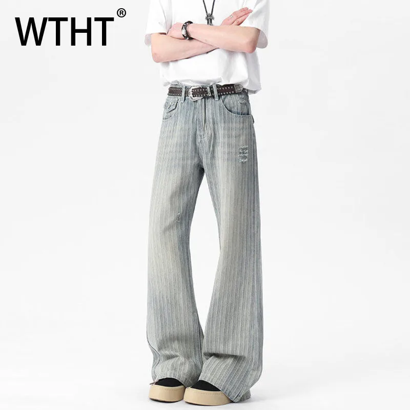 WTHT Fashion Men's Striped Gradient Heavy Industy Denim Pants Trendy 2025 Summer High-waisted Loose Wide Leg Jeans Male 2A0509
WTHT Fashion Men's Striped Gradient Heavy Industy Denim Pants Trendy 2025 Summer High-waisted Loose Wide Leg Jeans Male 2A0509