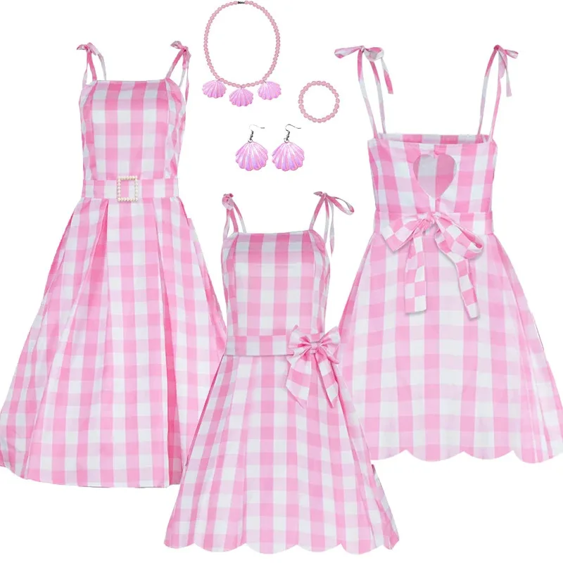 Princess Dress Cosplay Costume Plaid Beach Skirt Outfit Beach Party Halloween Party Stage Performance for Adult Women
Princess Dress Cosplay Costume Plaid Beach Skirt Outfit Beach Party Halloween Party Stage Performance for Adult Women