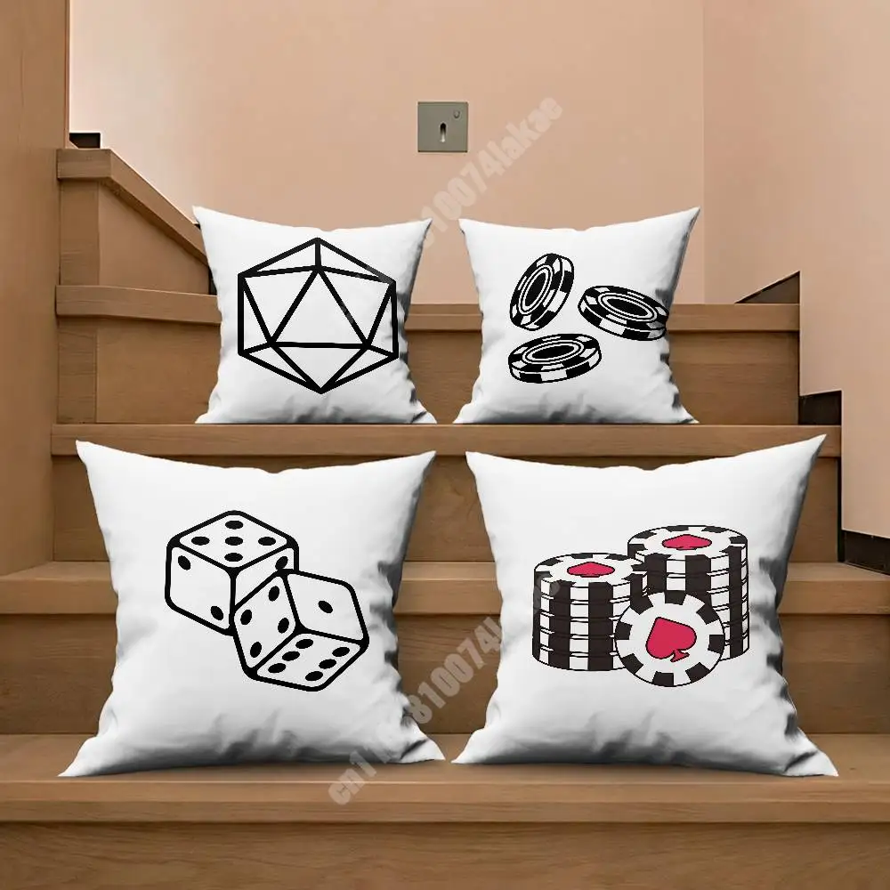 Casino Dice Chip Bet Wager Pillow Cover Sofa Couch Cushion Case Home Living Room Decoration
Casino Dice Chip Bet Wager Pillow Cover Sofa Couch Cushion Case Home Living Room Decoration