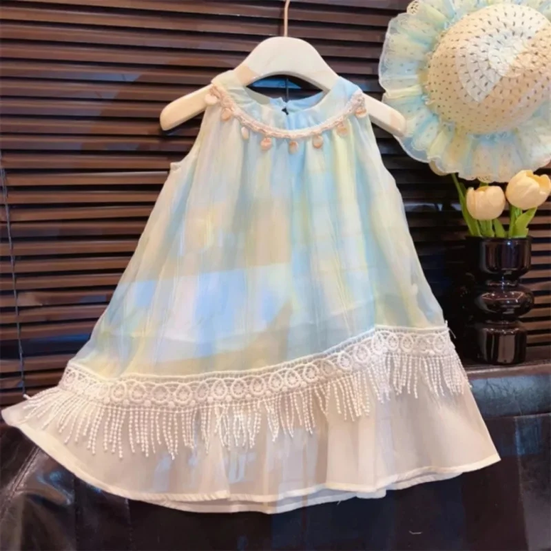 TOY-Girls Sleeveless Tassel Dress2025Summer New Children's Baby Bohemian Style Princess Vest Dress
TOY-Girls Sleeveless Tassel Dress2025Summer New Children's Baby Bohemian Style Princess Vest Dress