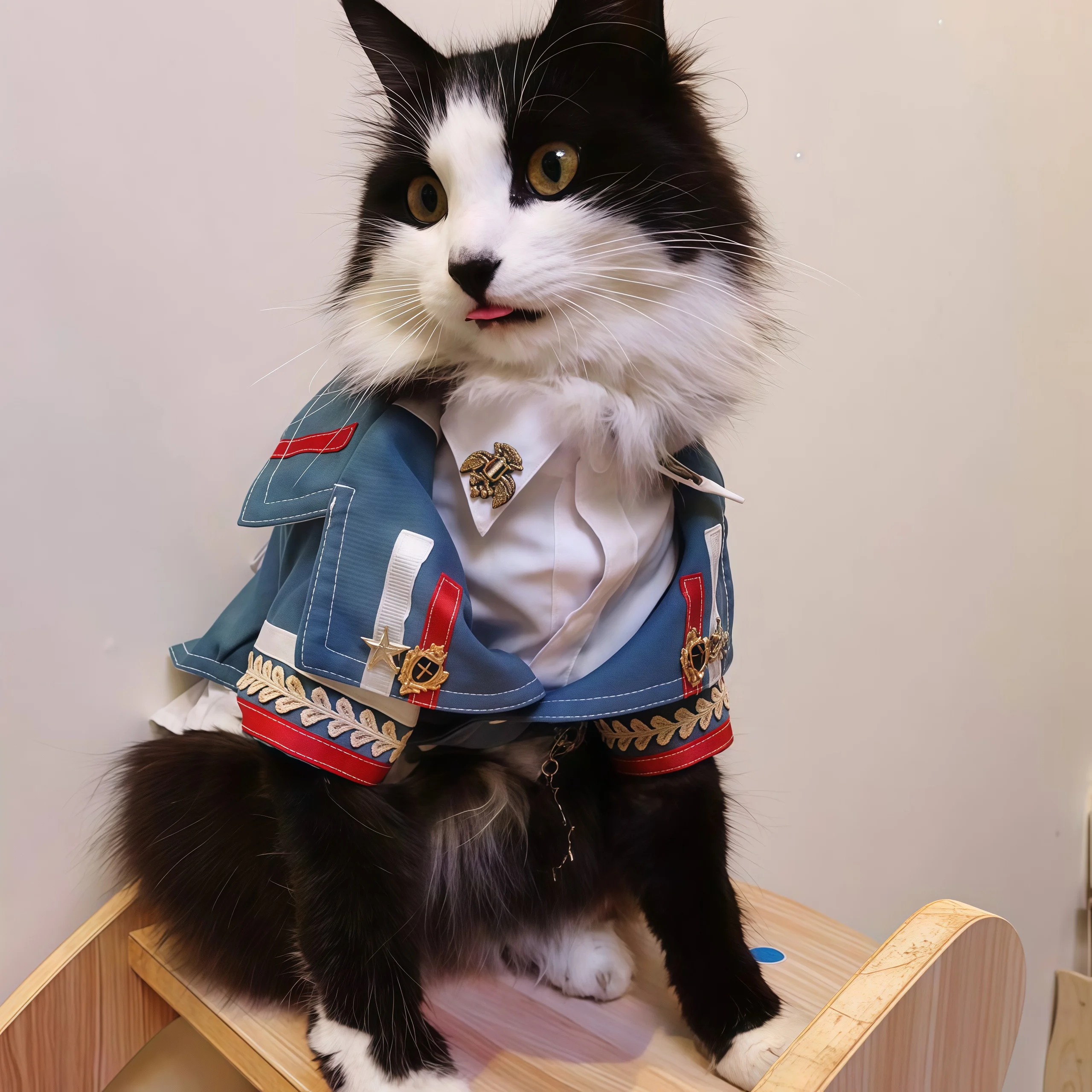 Handmade Dog Cat Clothes Couples Dress Pet Supplies Costume Handsome Officer Two Piece Suit With Shirt Badge Small Cat Poodle
Handmade Dog Cat Clothes Couples Dress Pet Supplies Costume Handsome Officer Two Piece Suit With Shirt Badge Small Cat Poodle