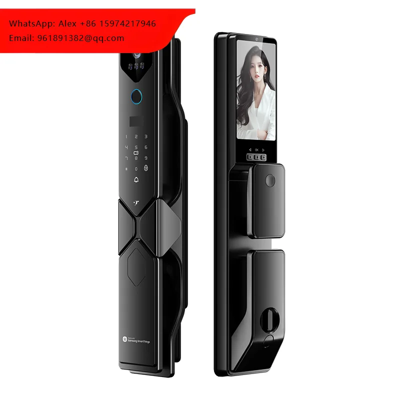 For S93 Smart Door Lock Wooden Anti-theft Home Security WiFi 3D Face Recognition Palm Vein Fingerprint Cloud 5-inch Indoor
For S93 Smart Door Lock Wooden Anti-theft Home Security WiFi 3D Face Recognition Palm Vein Fingerprint Cloud 5-inch Indoor