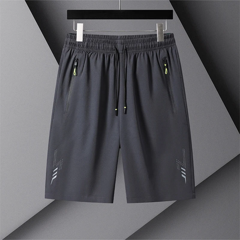 New men's sports shorts, men's summer thin ice silk pants, men's casual pants, men's loose and oversized quick drying five quart
New men's sports shorts, men's summer thin ice silk pants, men's casual pants, men's loose and oversized quick drying five quart