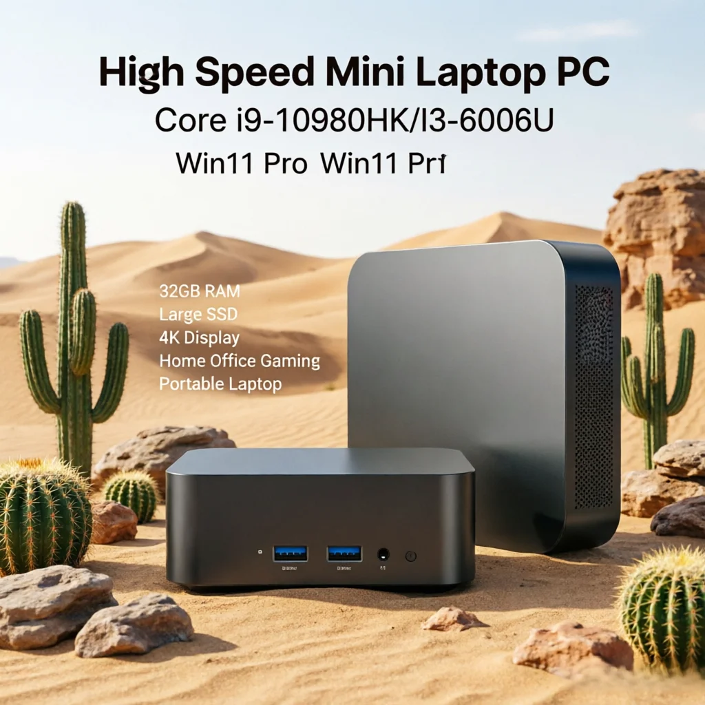 High Speed Mini Laptop PC Core i9-10980HK/I3-6006U Win11 Pro 32GB RAM Large SSD 4K Display Home Office Gaming Portable Laptop
High Speed Mini Laptop PC Core i9-10980HK/I3-6006U Win11 Pro 32GB RAM Large SSD 4K Display Home Office Gaming Portable Laptop