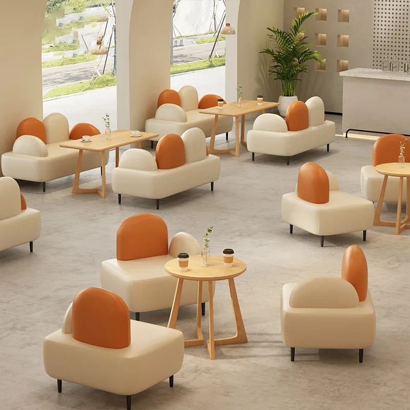 Dessert milk tea shop table and chair combination negotiation table and chair restaurant double sofa card seat commercial sofa c
Dessert milk tea shop table and chair combination negotiation table and chair restaurant double sofa card seat commercial sofa c
