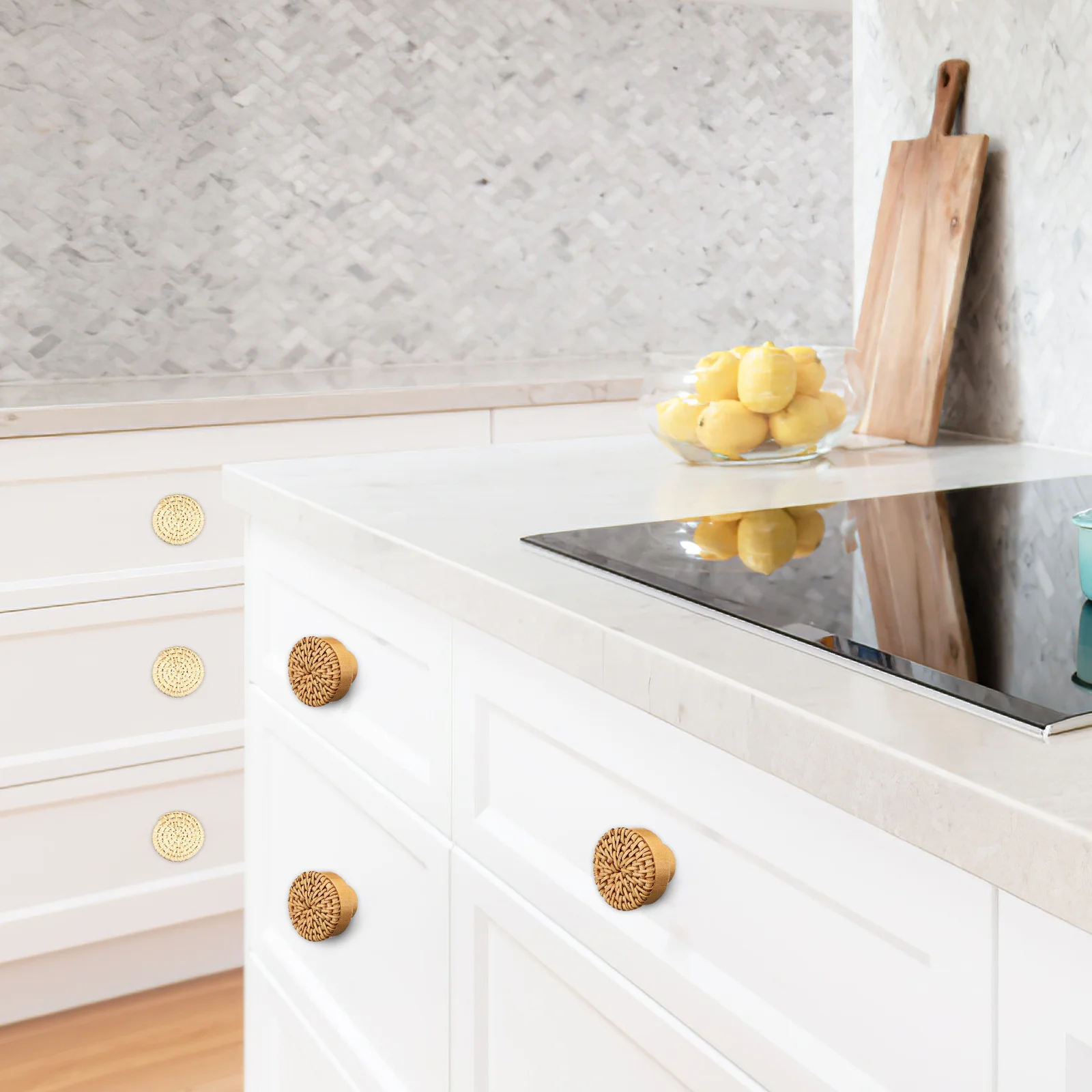 1Set Rattan Woven Round Handles Natural Rustic Bohemian Style Furniture Knobs for Cabinets Drawers Dressers Includes Screws
1Set Rattan Woven Round Handles Natural Rustic Bohemian Style Furniture Knobs for Cabinets Drawers Dressers Includes Screws