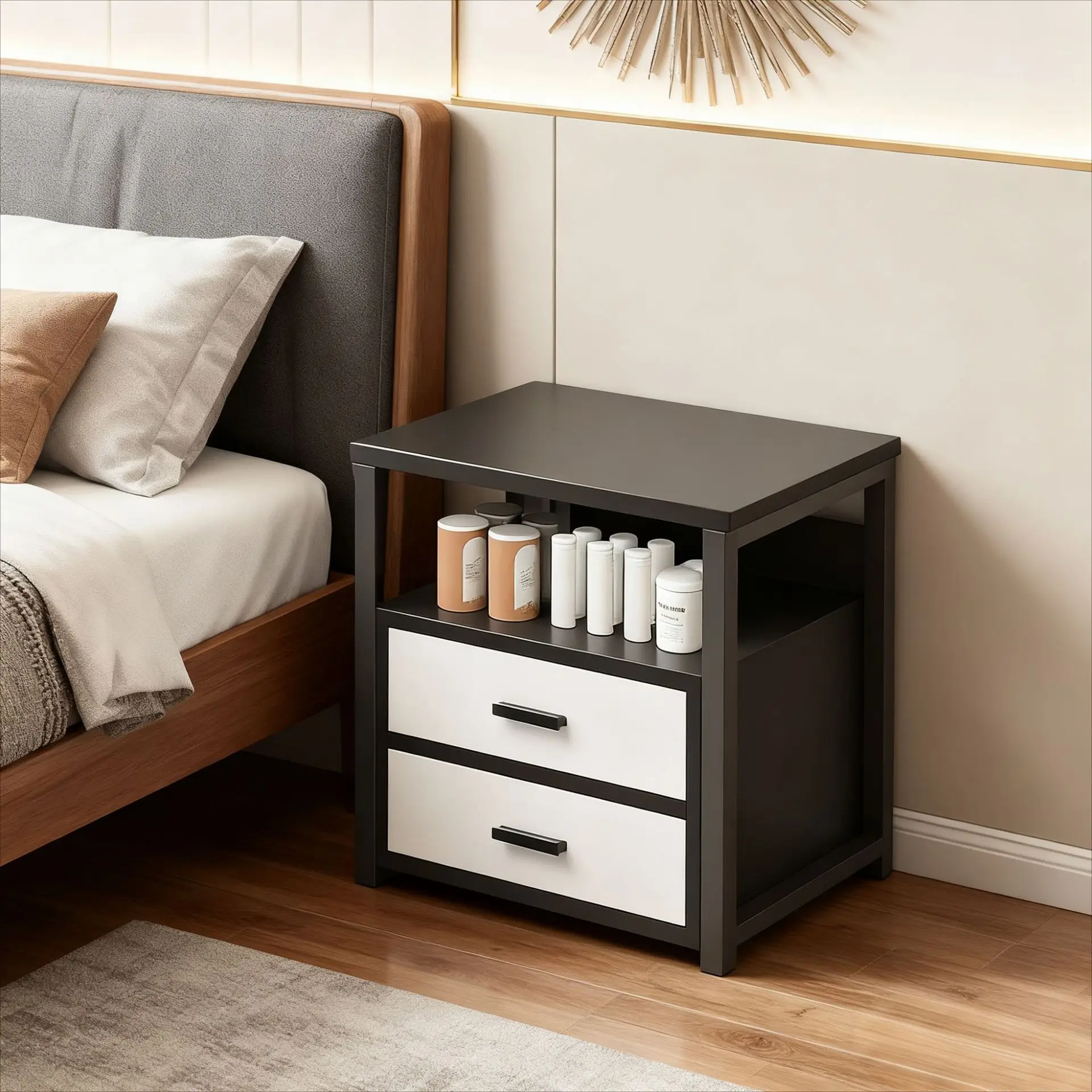 Small bedside side few simple light luxury high-end living room home modern simple creative side table sofa side cabinet
Small bedside side few simple light luxury high-end living room home modern simple creative side table sofa side cabinet