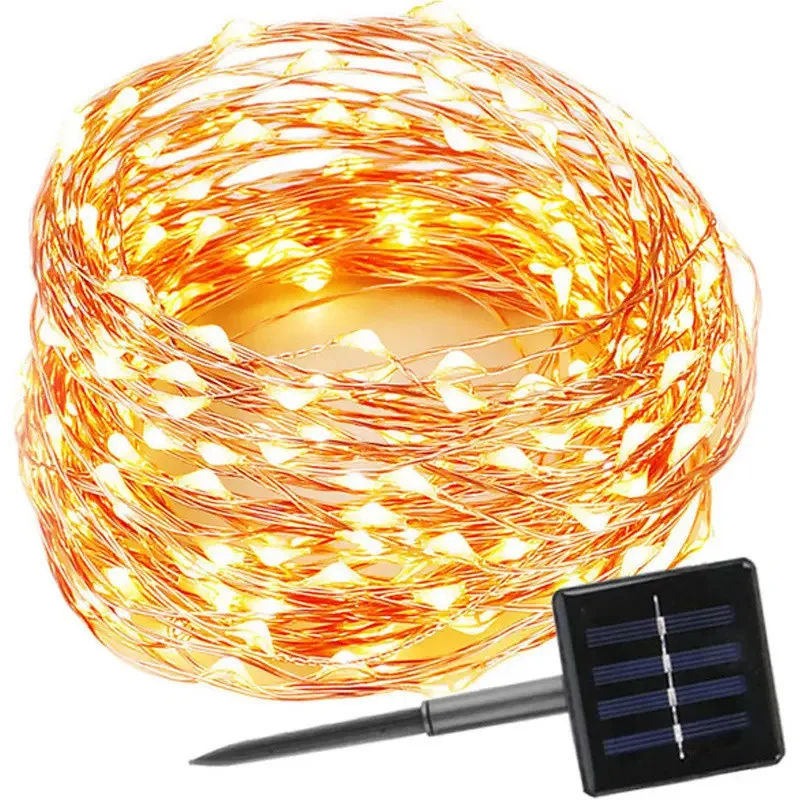 Solar LED Light Outdoor Waterproof Fairy Light Garland Christmas Decor Wedding Garden Party Yard New Year's Eve Decorations
Solar LED Light Outdoor Waterproof Fairy Light Garland Christmas Decor Wedding Garden Party Yard New Year's Eve Decorations