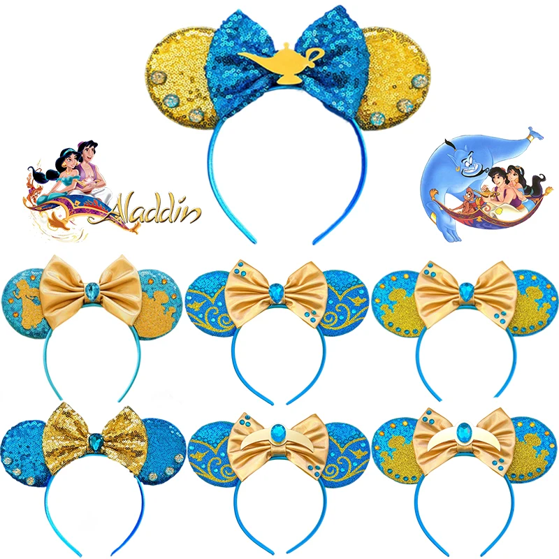 Disney Aladdin Headbands Women Genie of The Lamp Hairband Kids Princess Jasmine Hair Accessories Girls Mickey Ears Headwear Gift
Disney Aladdin Headbands Women Genie of The Lamp Hairband Kids Princess Jasmine Hair Accessories Girls Mickey Ears Headwear Gift