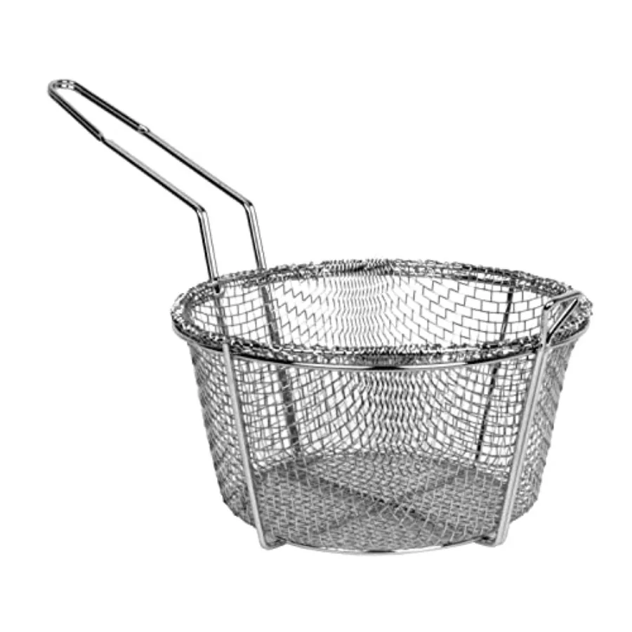 For 8 Round Metal Fry Frying Basket Fryer: Stainless Steel, Silver, Heat-Resistant Handle Even Drainage Design
For 8 Round Metal Fry Frying Basket Fryer: Stainless Steel, Silver, Heat-Resistant Handle Even Drainage Design
