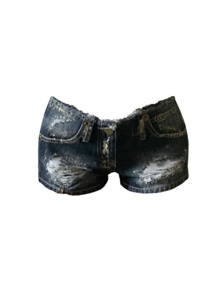 American Retro Blue Denim Shorts Spring Summer High Waist Jeans Short Ripped Hole Hot Pants Y2K Streetwear Korean Fashion Gothic
American Retro Blue Denim Shorts Spring Summer High Waist Jeans Short Ripped Hole Hot Pants Y2K Streetwear Korean Fashion Gothic
