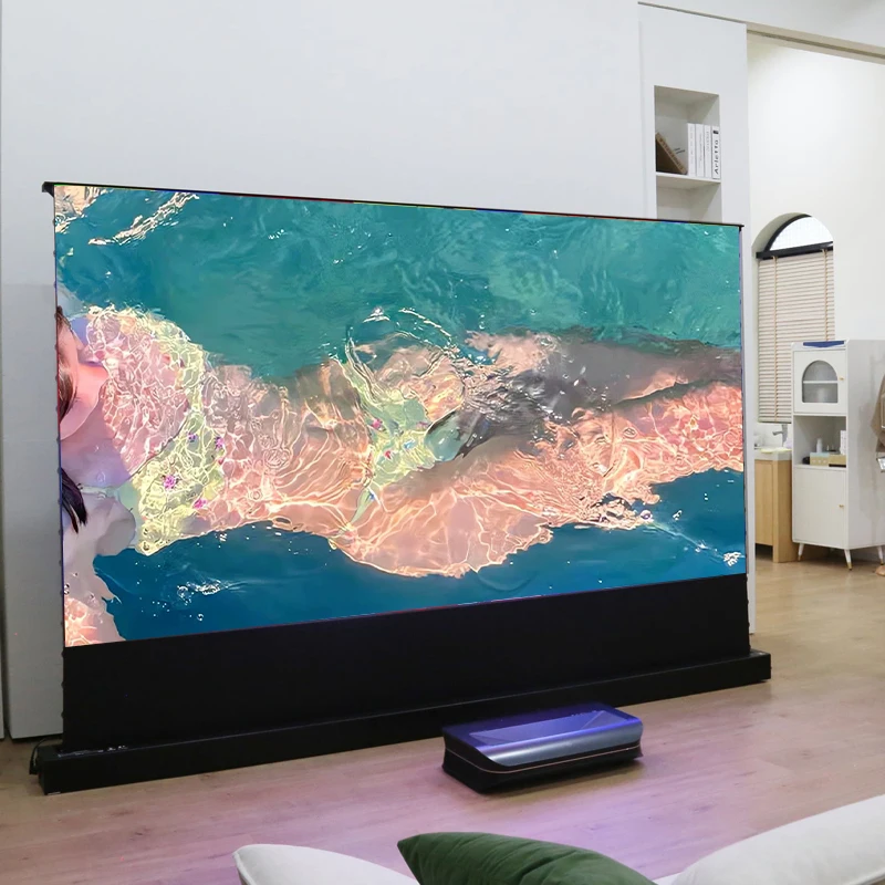 150-дюймовый 4k UHD лазерный ТВ ALR PROJECTOR SCREEN PRO Моторизованный напольный ТВ-призма UST ALR Проекционный экран для проектора UST
150-дюймовый 4k UHD лазерный ТВ ALR PROJECTOR SCREEN PRO Моторизованный напольный ТВ-призма UST ALR Проекционный экран для проектора UST